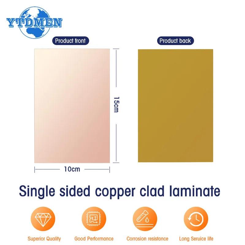 5/10PCS FR4 Copper Clad Board 10x15cm Single Side Plate DIY PCB Kit for Arduino