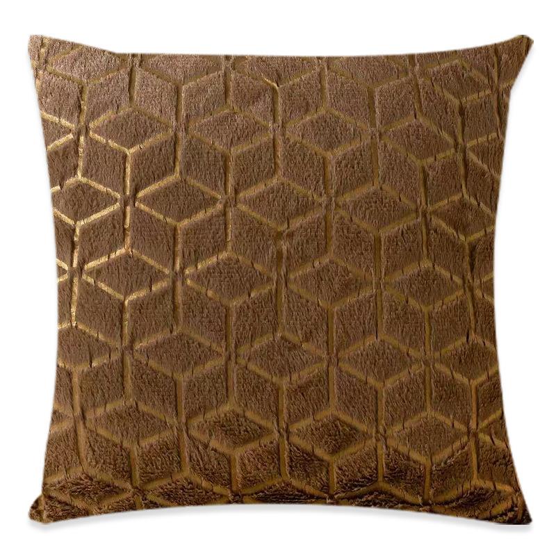 

Плюшевая подушка Инс Однотонная Простая Креативная Геометрическая Алмазный Блок Домашняя Атмосфера Украшение 42 * 42cm (including core)