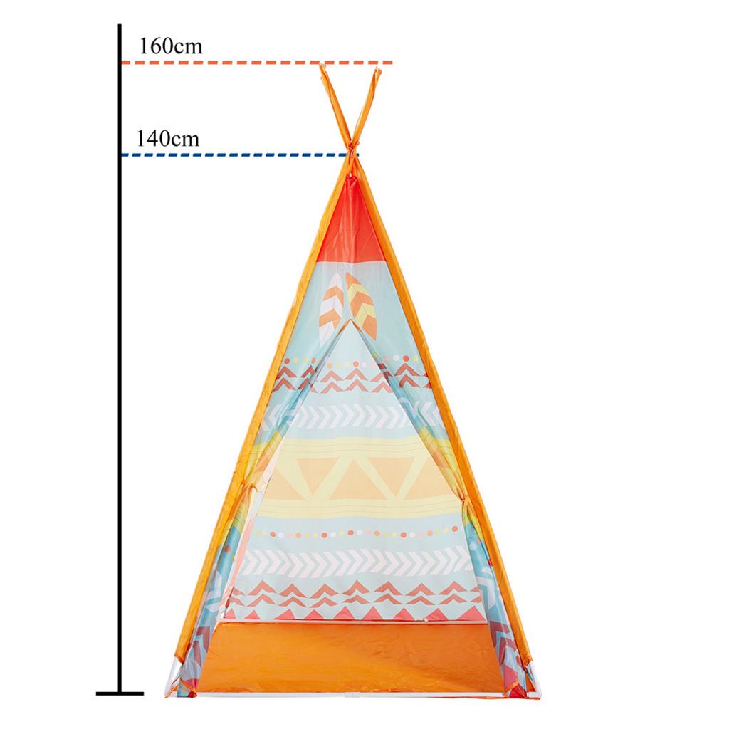 Sammenleggbart barn Lekehus indisk stil telt innendørs og utendørs gutter jenter