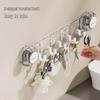 Punch-Free Rotating Suction Cup Bathroom Hook Hanger - Strong Load-Bearing, Seamless Adhesive, Toilet Door/Wall Use