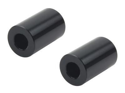 POSH FAITH Suprimentos para Motocicleta Alumínio Universal Cor Preto (6mm Interno
