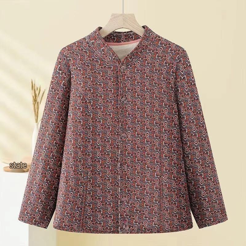 SEE KEAN Women s Floral Plush Winter Cardigan