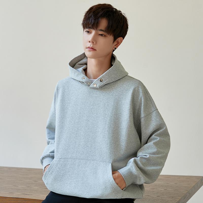 Pullover Men's Hooded Spring and Autumn Teen Casual Loose Student Sports Top