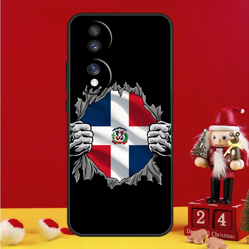 Dominican Republic Flag Case For Honor Magic 8 5 6 7 Pro Honor Win RT 50 70 90 200 400 Lite X8c X9b X9c X9a X9d Cover