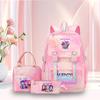 K-Pop Witch Hunters Cartoon Printed Student Pencil Bag Lunch Bag Three-Piece Backpack