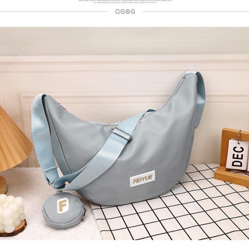 

New Versatile Dumpling Bag Instagram Niche Design Large Capacity Shoulder Bag Crossbody Bag синій