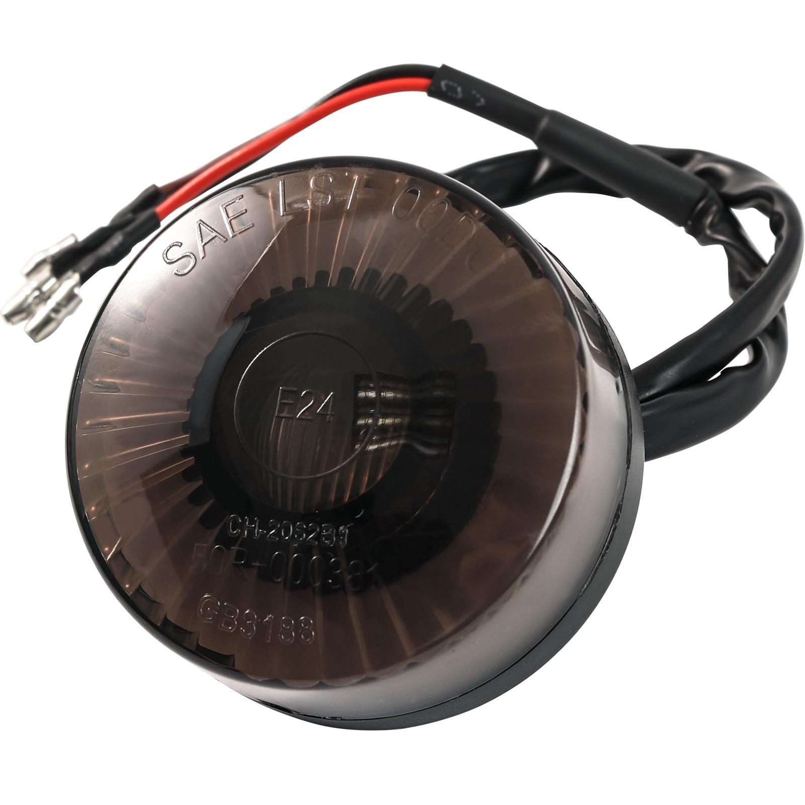 

Универсальный светодиодный задний стоп-сигнал 12 В задний стоп-сигнал для Honda Cafe Racer Chopper Bobber ATV UTV круглый высокий низкий красный задний фонарь E24