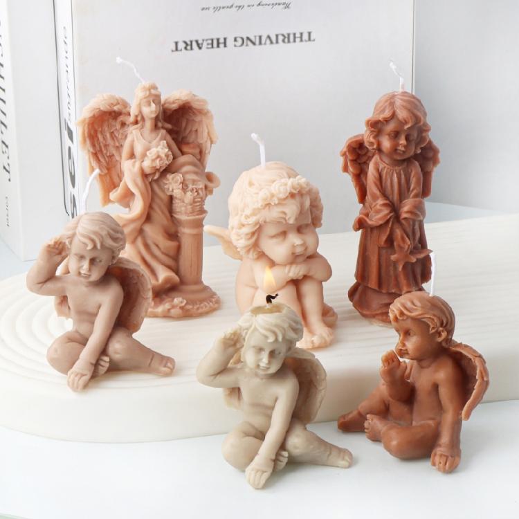 Little Angel Silicone Mold Melt Aromatherapy Handicraft Making Mould Supplies