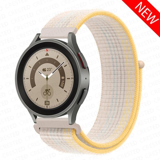 Nylon Loop Band For Samsung Galaxy Watch 7/4/6/Classic/5/pro/active 2/Gear S3 Bracelet Huawei Watch GT 2 4 3 Pro 20mm/22mm Strap