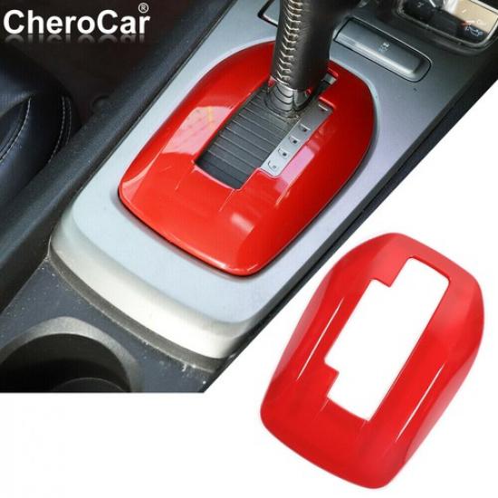 Red Central Gear Shift Panel Cover Trim For Chevrolet Camaro 2010-15 Accessories