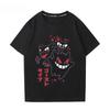Pokémon Gengar Tryckt T-shirt Ren Bomull T-shirt Herr 2026 Sommar Mode Överdimensionerad Street Casual Y2K Toppar Streetwear Kläder