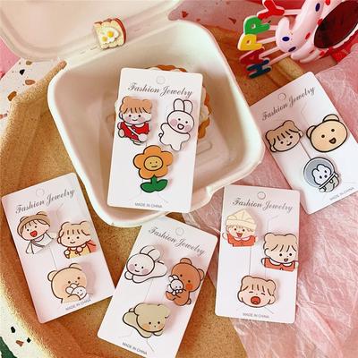 Unisex Metal Cartoons Pin and Brooches Backpack/Bags Badge Brooch Collar Jewelry Gifts 3 Pc LS