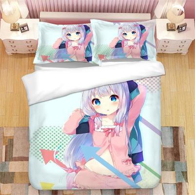 Anime Dívka Izumi Sagiri 3D Tištěný Povlečení King Povlak na Peřinu Povlak na Polštář Povlak na Přikrývku Lůžkoviny Ložní Prádlo Domácí Textil