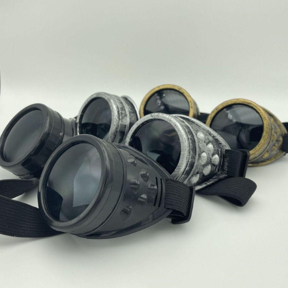 Retro Steampunk Glasses Metal Gothic Sunglasses Vintage Fashion Driver Goggles Cosplay