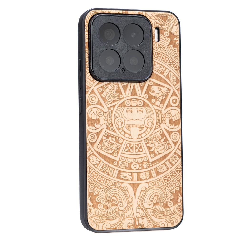 Bewood Wooden Case for Xiaomi 15 Aztec Calendar Aniegre