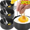 1/3 Peças Fabricante de Ovo Poché Frigideira para Cozer Ovos Molde de Aquecimento de Aço Inoxidável Suporte Cozinhador de Ovos Utensílios Bandeja Cozedora de Ovos com Gancho