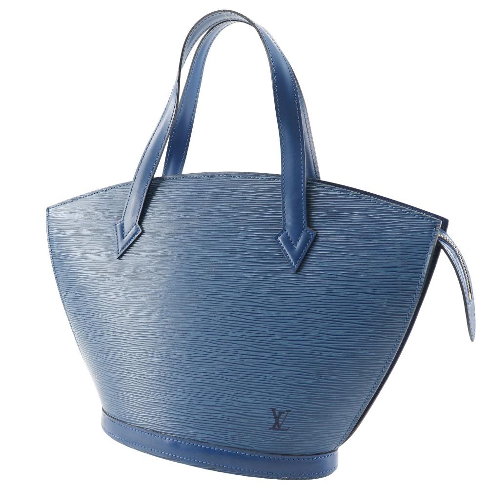 Louis Vuitton Sun Jack Handbag M52275 Toledo Blue Blue Epi Leather Women Used