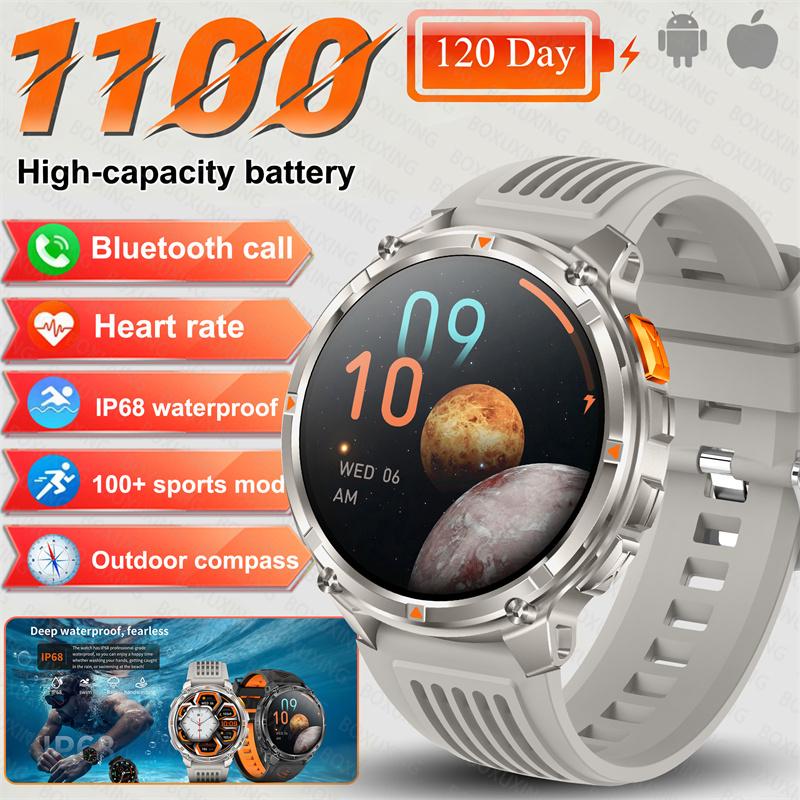 New T-Rex3 Ultra 1100mAh Battery Smart Watch GPS Track Compass IP69K Waterproof Sports tracker Outdoors Military Smartwatches