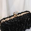 Diamonds Beaded Wedding Chain Shoulder Clutches Plastic Embroidery Party Dinner Purse Tassel Women Evening Bags 2025 New