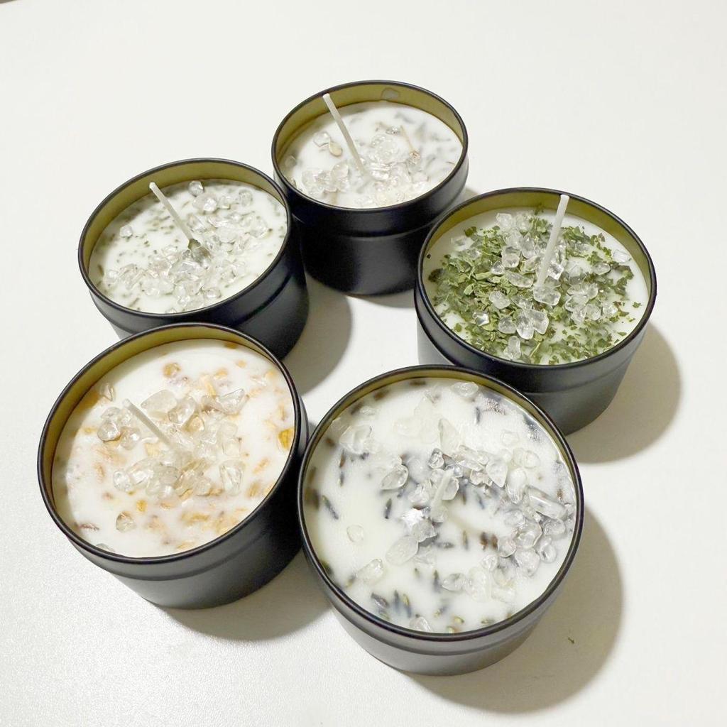 Handmade Sage, Palo Santo, and Cedar Soy Wax Candle for Indoor Air Purification