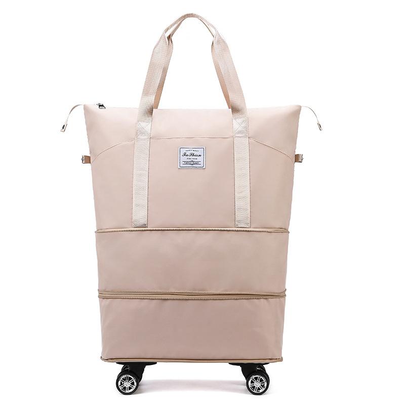 Universal Wheel Travel Light Portable Luggage Bag Storage Bag Maternity Bag Dry and Wet Separation Large Capacity Fitness Yoga Bag