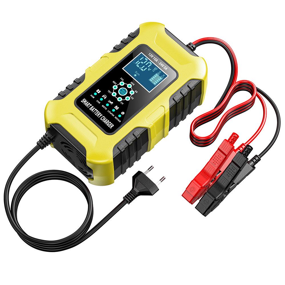 Intelligentes Ladegerät für 12V/24V Eisen-Lithium, GEL, Blei-Säure, AGM, LiFePo4 Motorrad- und Autobatterien