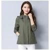 Zippered Cardigan Long-sleeved Windbreaker Versatile Coat Hooded Loose Casual Jacket Top