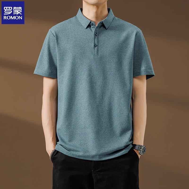 ROMON Herren Sommer Baumwollmischung Poloshirt
