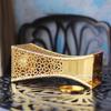 Metal Hollowout Incenses Holder Middle Eastern Bakhoor Burners Censers for Muslims Islamic Festival Desktop Decoration