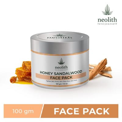Honey Sandalwood Face Pack || Skin Brightening Clay Face Mask For Healthy and Glowing Skin || 100% Organic