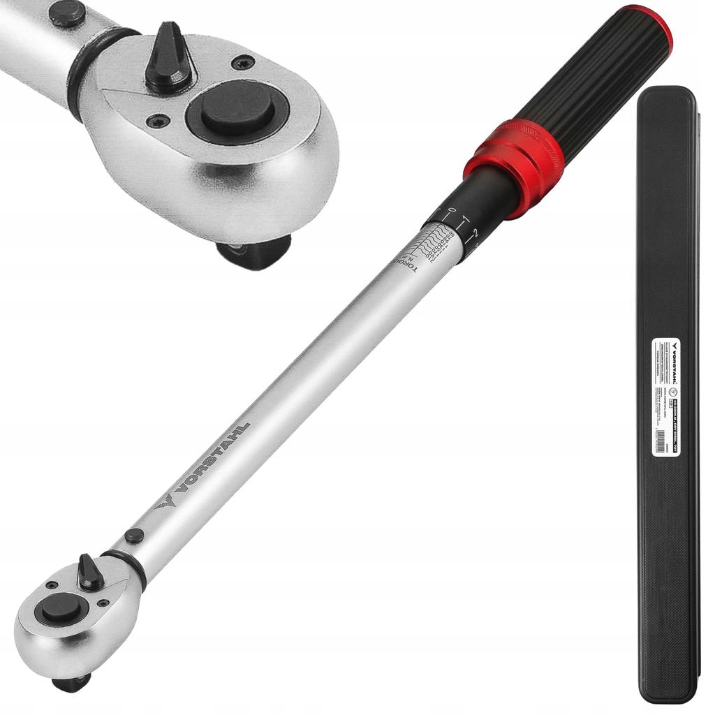 TORQUE WRENCH Bidirectional 1/2” 20-120Nm + Vorstahl Case