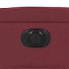Electric Recliner Chair Wine Red Fabric