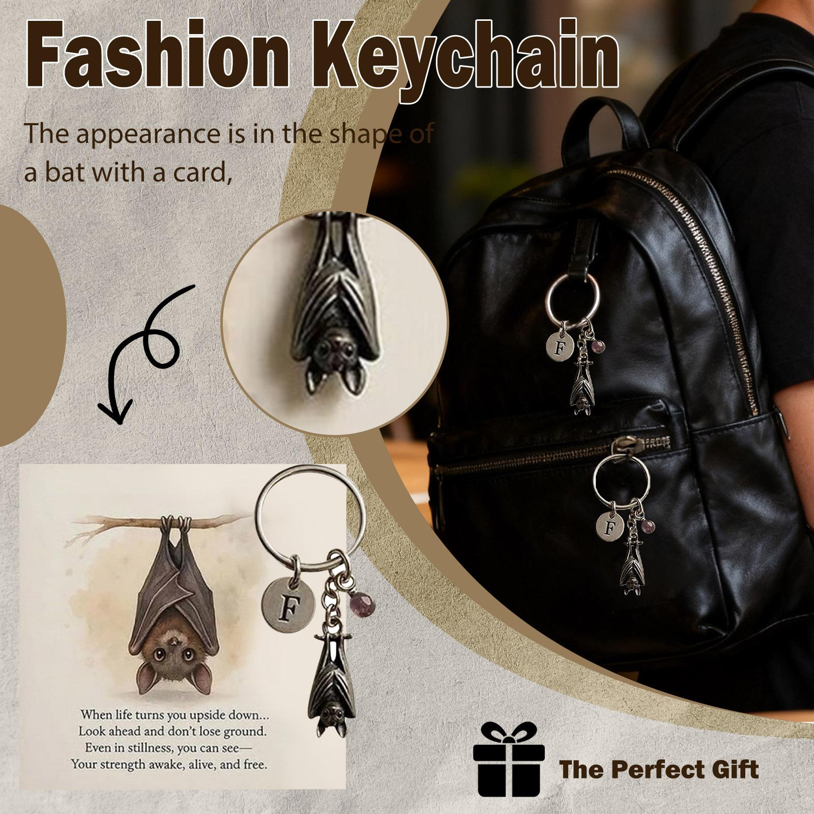 

Inspirational Keychain,Metal Charm With Crystal Pendant,Encouragement Gift For Anxiety Relief One Size