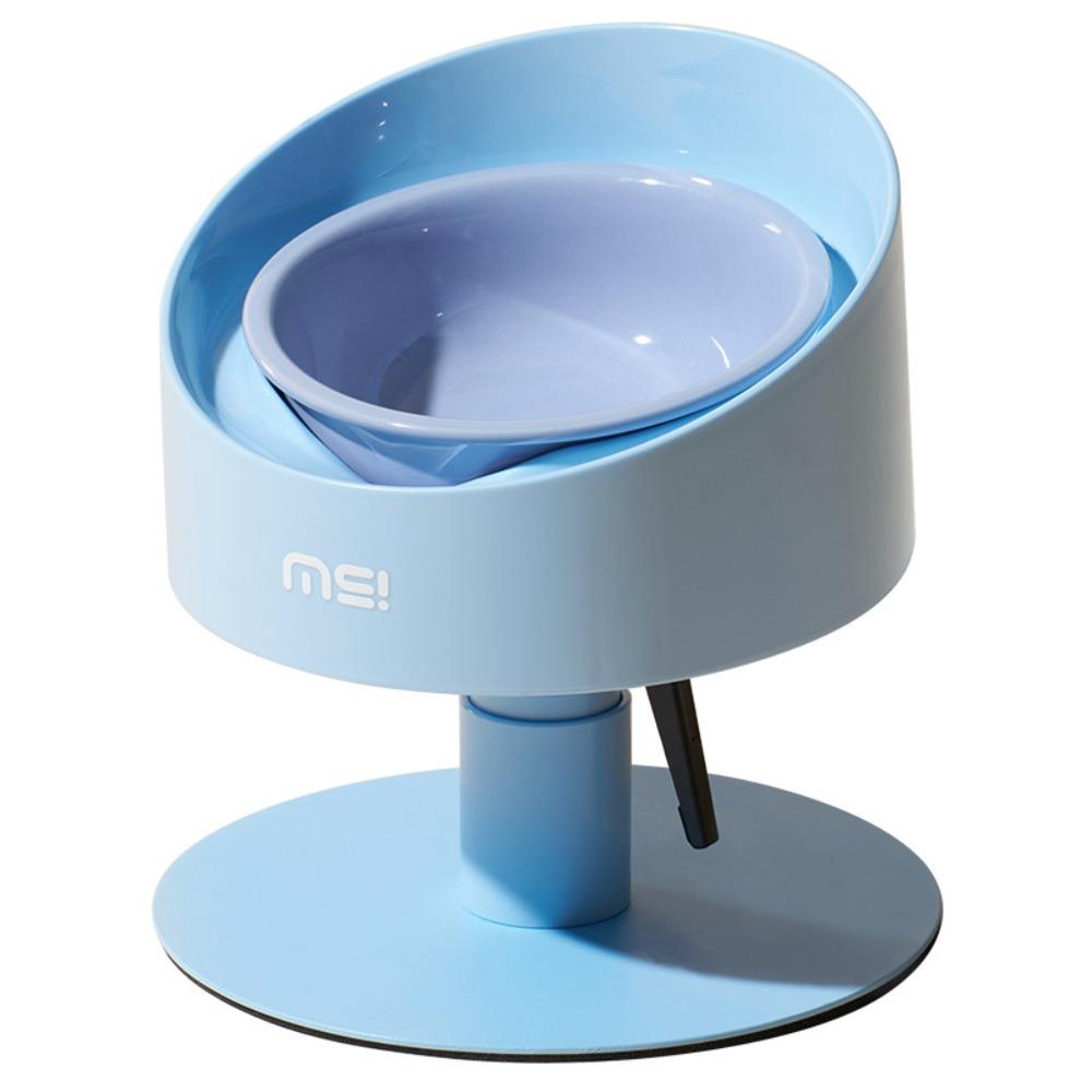

Non-Slip Anti Vomiting Bowl Neck Protection Cat Feeder Practical Cat Ceramic Bowl For Cat Dog синій