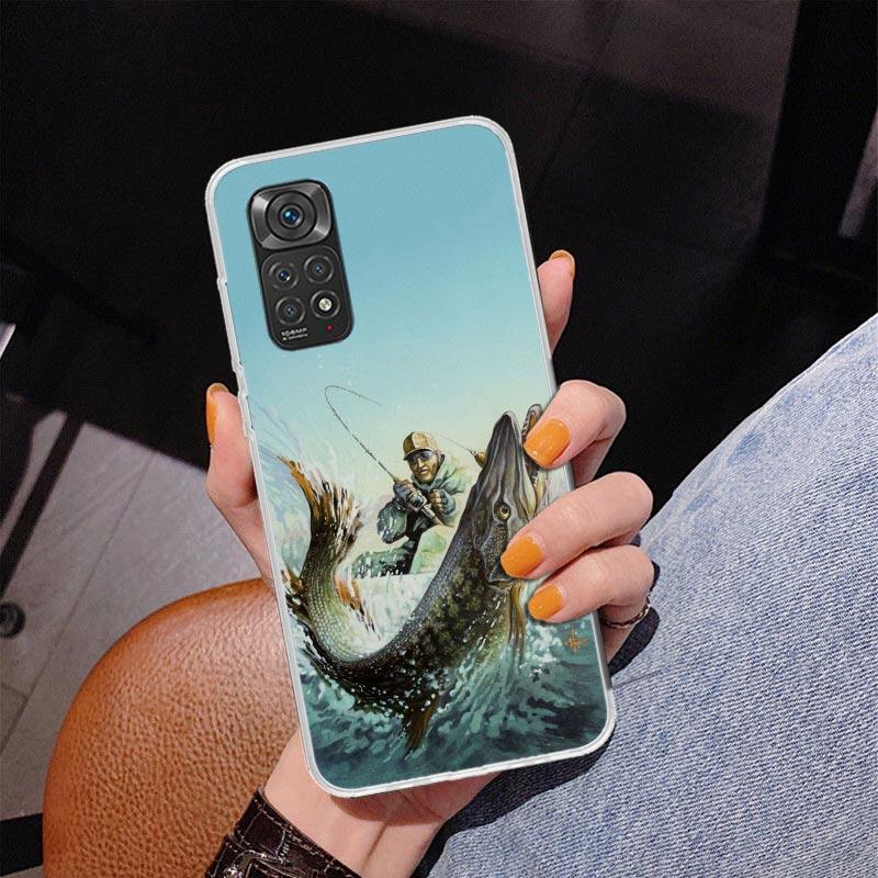 Hunting Fishing Man Phone Case For Xiaomi Redmi Note 15 14 13 12S 12 11 Pro Plus 14S 11S 11E 10 10S 11T 5G Personalized Cover Re