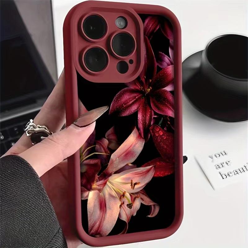 Retro Art Peony Flower Pattern Phone Case For Samsung Galaxy S26 Ultra S25 S24 S23 S22 S21 Plus S20 FE A55 A54 A15 A35 A16 Cover Galaxy S20
