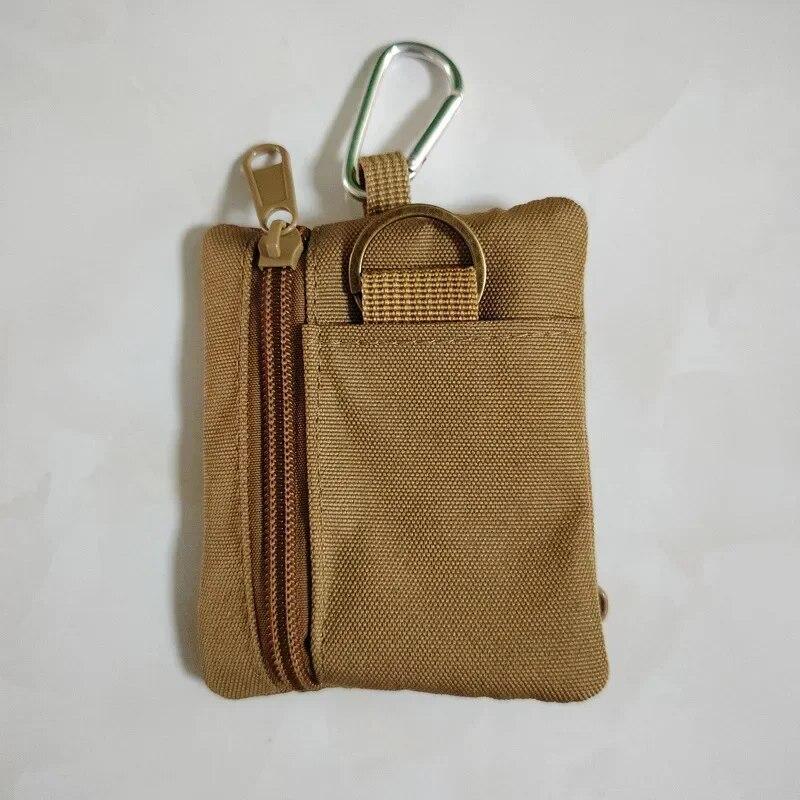 Earphone Key Storage Bag ID Credit Bank Card Holder Outdoor Portable Square Round Mini Coin Bags Solid Sport Money Pouch Wallet