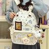 Schoolbag Milk Blue Full of Love Sweet Girl Two-dimensional Pain Bag Japanese Soft Girl Style Student Party Holiday Travel Shoulder