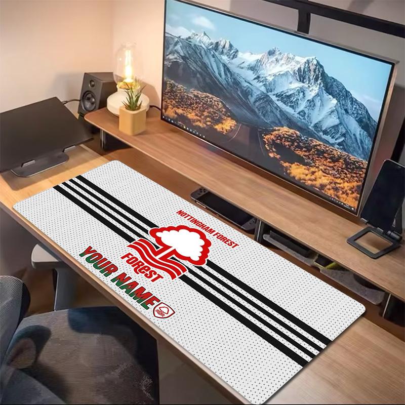 Nottingham Forest FC Print Cushion Non-slip Laptop Tablet Big Mousepad XXL Mat Mini PC Playmat With Lock edge