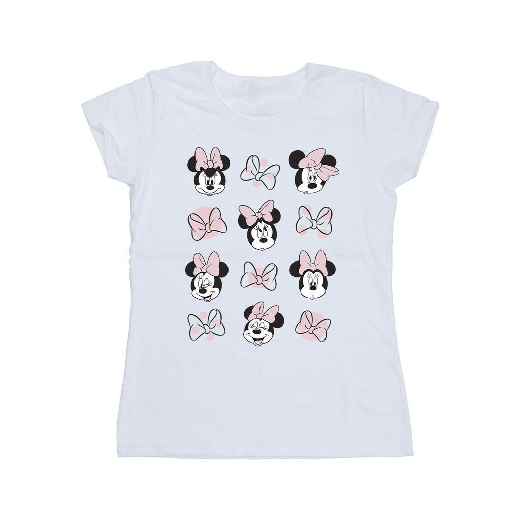 Disney Womens/Ladies Minnie Mouse Multiple Cotton T-Shirt