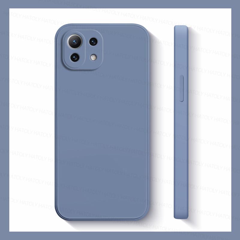 

Чохол для Xiaomi Mi 11 Lite Xiaomi 13 12 11 Lite Mi 11i 11 12 13 14 Pro Протиударний рідкий силіконовий захисний чохол для телефону For Xiaomi 12S Pro