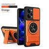 Slide Camera Lens Protector Case For Xiaomi Redmi Note 12 Pro 5G Note12 Pro+ 12S 4G Car Magnetic Ring Cover Stand Holder Fundas