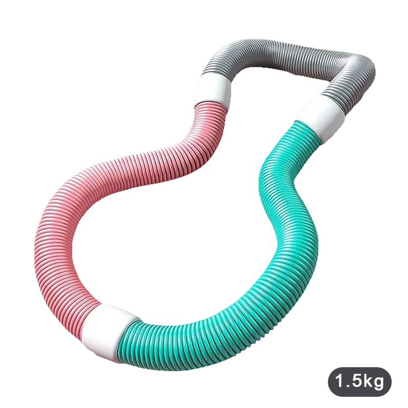 

Пружинная трубка Круг для йоги Фитнес Укрепление талии и живота Тренажер Складной Унисекс Похудение Дом Бодибилдинг 1.5kg