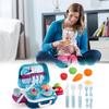Frozen Princess Backpack Pretend To Play with Kitchen Utensils Tools Children's Toys