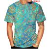 New Harajuku 3D Print Persia And India Paisley Pattern T Shirt For Men Hinduism Spiritual Totem Graphic Tee Shirts T-shirts Tops