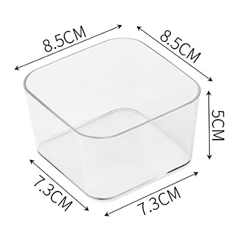 

Прозрачный органайзер для ящика Прозрачный разделитель для ящика Коробка для хранения Органайзер для макияжа для ванной комнаты Коробки-органайзеры для кухонной посуды