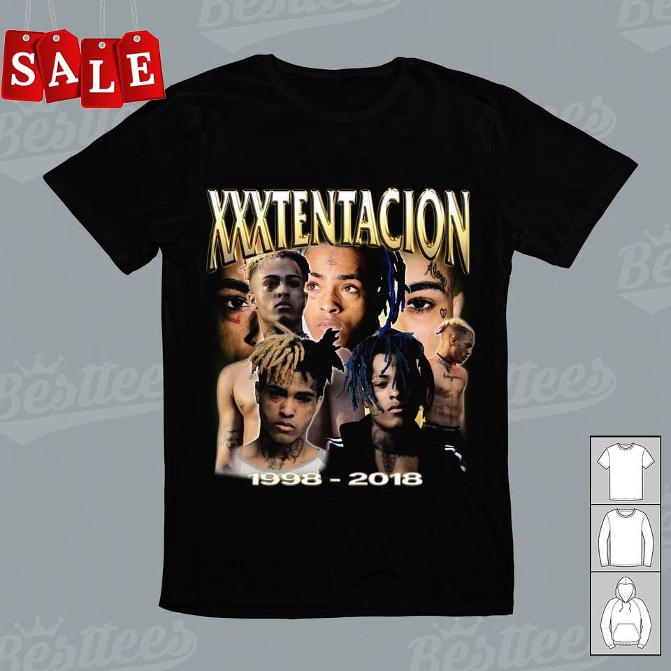 Горячий американский рэпер XXXTentacion Подарок для фанатов Унисекс Все размеры Футболка WE638 Унисекс Футболка XXXXL