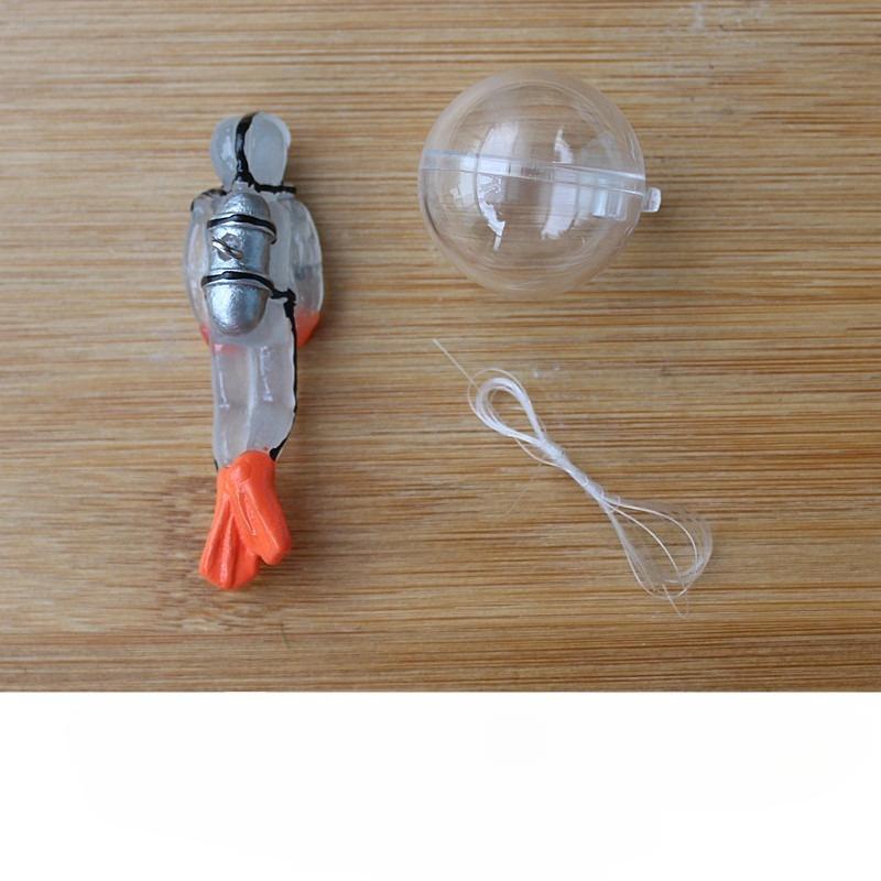 1Pc New Resin Floating Diver Fish Tank Floating Decoration Under Ornament Underwater Set Underwater World Small Floating Ball