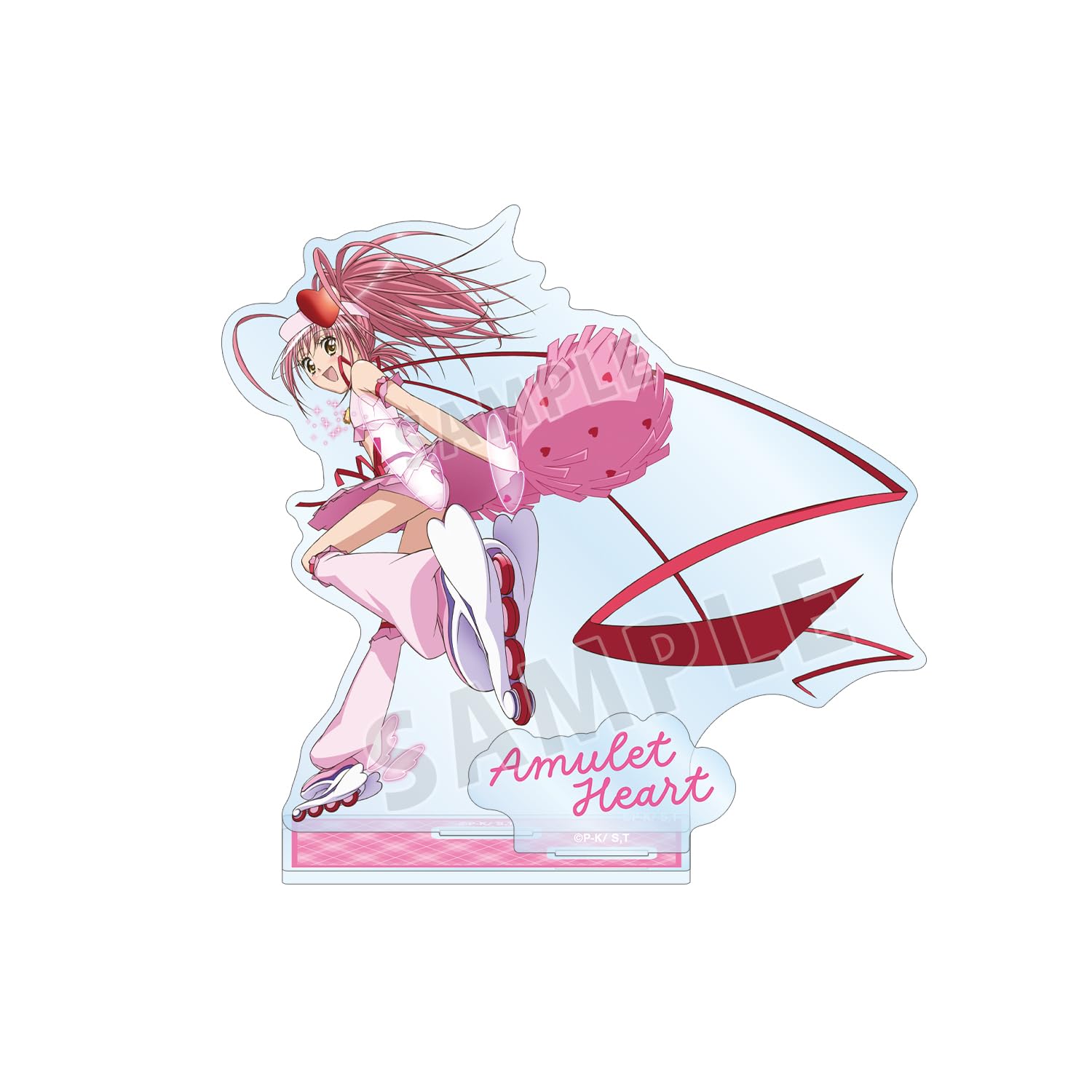 

ТВ Аниме Амулет Сердца Большой Акриловый Стенд с Деталями Shugo Chara! т. 2