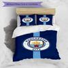 3pcs Football Team (32) Design Cover Set - HD Printed Bedding with 1 Cover and 2 Pillowcases - Perfect for Home and Dorm Decor